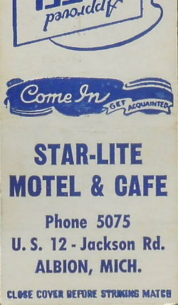 Star Lite Motel - Matchbook (newer photo)